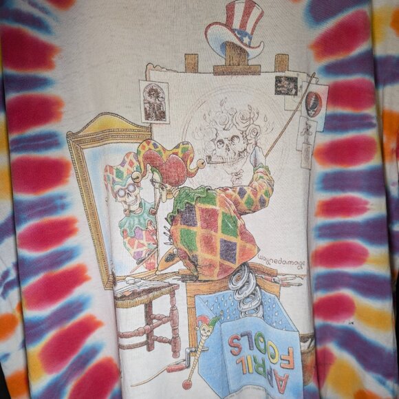 Grateful Dead Self Portrait April Fools Vintage Single Stitch 1996 Anvil T-Shirt - Picture 3 of 14